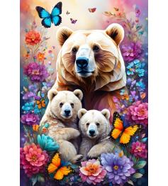 Puzzle Alipson Mütterliche Liebesbären 1000 Teile