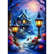 Puzzle Alipson Verzauberte Winterlandschaft 500 Teile