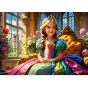 Puzzle Alipson Die Prinzessin auf ihrem Thron 500 Teile