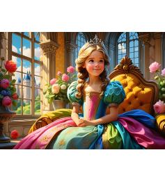 Puzzle Alipson Die Prinzessin auf ihrem Thron 500 Teile