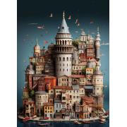 Anatolisches Galata-Puzzle mit 1000 Teilen