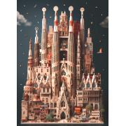 Puzzle Anatolian La Sagrada Familia mit 1000 Teilen