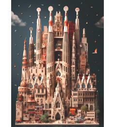 Puzzle Anatolian La Sagrada Familia mit 1000 Teilen