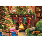 Bluebird Cozy Christmas Evening Puzzle 500 Teile