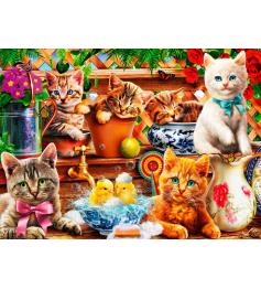 Bluebird Kittens in the Shed Puzzle 3000 Teile