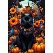 Puzzle Bluebird Herbstkatze 500 Teile