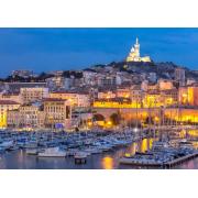 Puzzle Bluebird Marseille, la Nuit 500 Teile