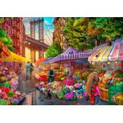 Puzzle Bluebird Blumenmarkt Brooklyn 500 Teile