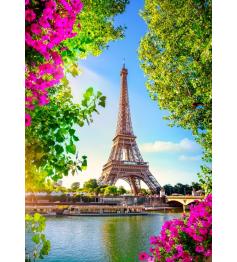 Puzzle Bluebird Eiffelturm Im Frühling 500 Teile