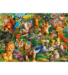 Puzzle Castorland Unglaubliche Tiere 180 Teile