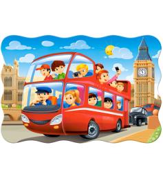 Castorland Puzzle Londoner Bus MAXI XXL mit 20 Teilen