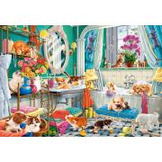 Castorland Crazy Pet Bath Puzzle mit 1500 Teilen