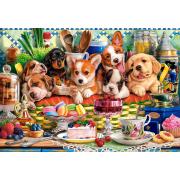 Puzzle Castorland Welpen-Dessert 1000 Teile