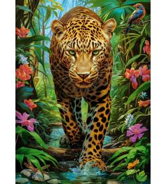 Puzzle Castorland Leopard In Freier Wildbahn 2000 Teile