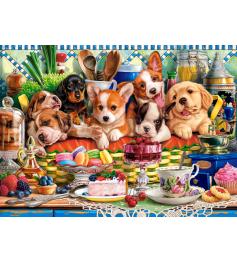 Puzzle Castorland Welpen-Dessert 300 Teile