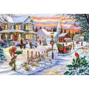 Puzzle Castorland Der Weihnachtsbaum kommt mit 1000 Teile