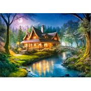 Puzzle Cherry Pazzi Waldläuferhütte 1000 Teile