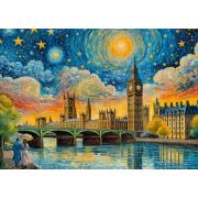 Puzzle Cherry Pazzi Impressionistischer Himmel über London 1000