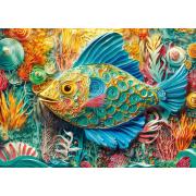 Puzzle Cherry Pazzi Gefiederter Fisch 1000 Teile