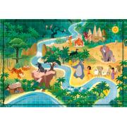 Clementoni Story Maps Dschungelbuch-Puzzle 1000 Teile