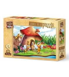 Holzpuzzle Kunstpuzzle Die singende Biene mit 50 Teilen