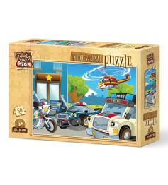 Holzpuzzle-Art-Puzzleschutz mit 50 Teilen