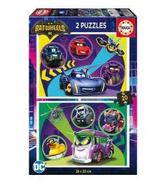 Puzzle Educa Batwheels mit 2 x 20 Teilen