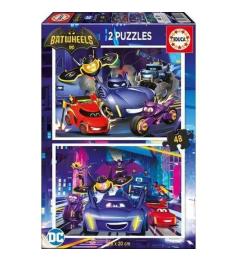 Puzzle Educa Batwheels mit 2 x 48 Teile