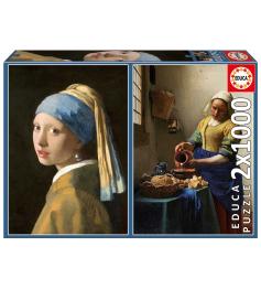 Puzzle Educa Jan Vermeer Sammlung 2x1000 Teile