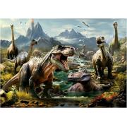 Puzzle Educa Fierce Dinosaurs mit 1000 Teilen