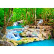 Puzzle Enjoy Türkisfarbener Wasserfall Thailand 1000 Teile