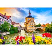 Puzzle Genießen Sie die Altstadt von Bamberg, Deutschland 1000 T