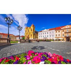 Puzzle Genießen Sie den Union Square in Timisoara, Rumänien mit