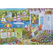 Puzzle Grafika Haus am Wasser 1000 Teile