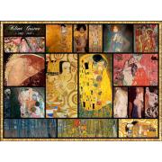 Grafika Collage Puzzle von Gustav Klimt 2000 Teile