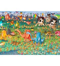 Grafika Dinosaurier-Puzzle mit 2000 Teilen