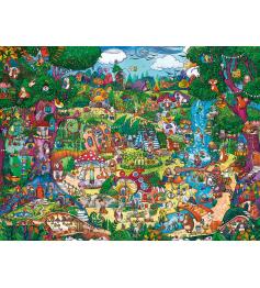 Puzzle Heye Wald mit Leben 1500 Teile