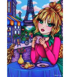 Puzzle Jacarou Café Paris 1000 Teile