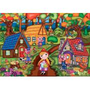 Jacarou Puzzle Drei freundliche Schweine 1000 Teile