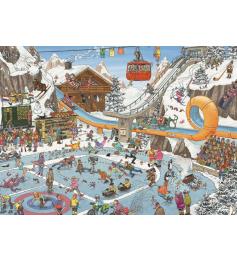 Jumbo-Puzzle Winterspiele 1000 Teile