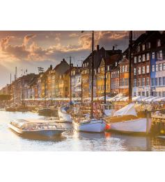 Puzzle Ravensburger Sonnenuntergang in Kopenhagen 500 Teile