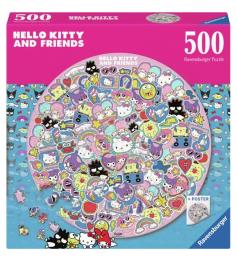 Ravensburger Hello Kitty Rundpuzzle 500 Teile