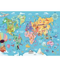 Puzzle Ravensburger Die Welt entdecken 100 Teile XXL