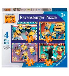 Puzzle Ravensburger Gru progressives mit 12+16+20+24 Teile