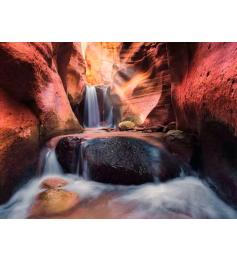 Puzzle Ravensburger Der Wasserfall im Red Canyon 1500 Teilen