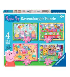 Puzzle Ravensburger Peppa Pig progressives mit 12+16+20+24