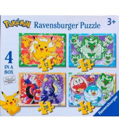 Puzzle Ravensburger Pokemon progressives mit 12+16+20+24