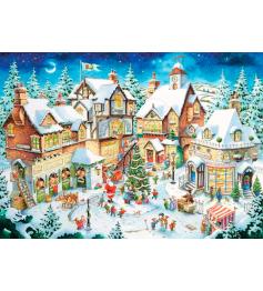 Puzzle Ravensburger Weihnachtsdorf mit 1000 Teile