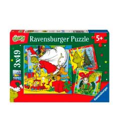 Puzzle Ravensburger The Grinch mit 3x49 Teilen