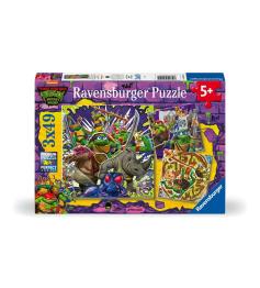 Puzzle Ravensburger Ninja Turtles 3x49 Teil